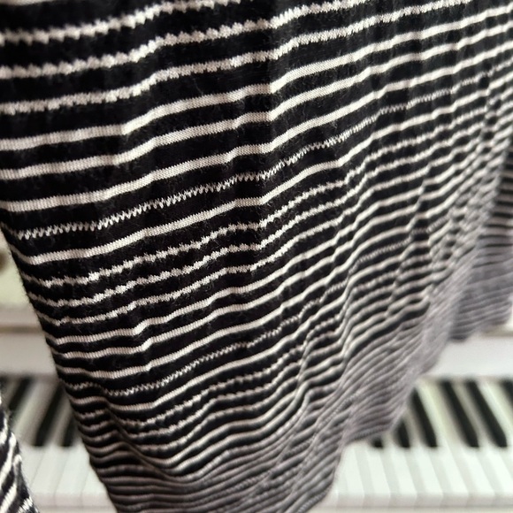 Lucky Brand Black and White Striped Top XS - Picture 9 of 14